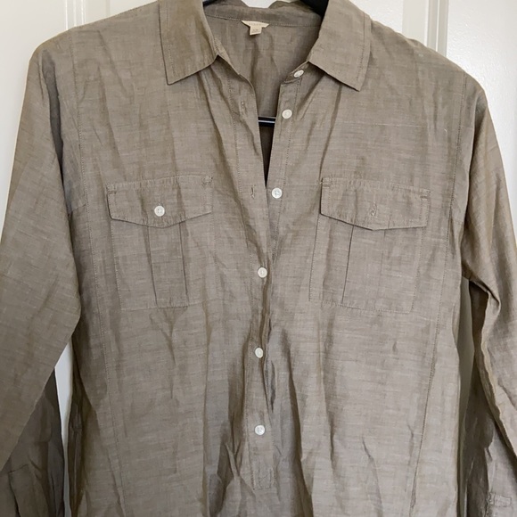 Jcrew army green tunic - Picture 2 of 5